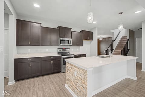 Kitchen at 379 Oakswept Way, Greenfield, IN