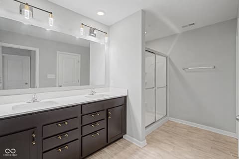 Bathroom at 379 Oakswept Way, Greenfield, IN