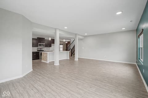 Living room at 379 Oakswept Way, Greenfield, IN