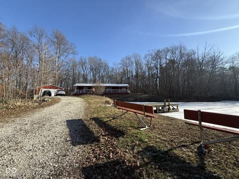 Front exterior at 2154 Hornettown Road, Morgantown, IN