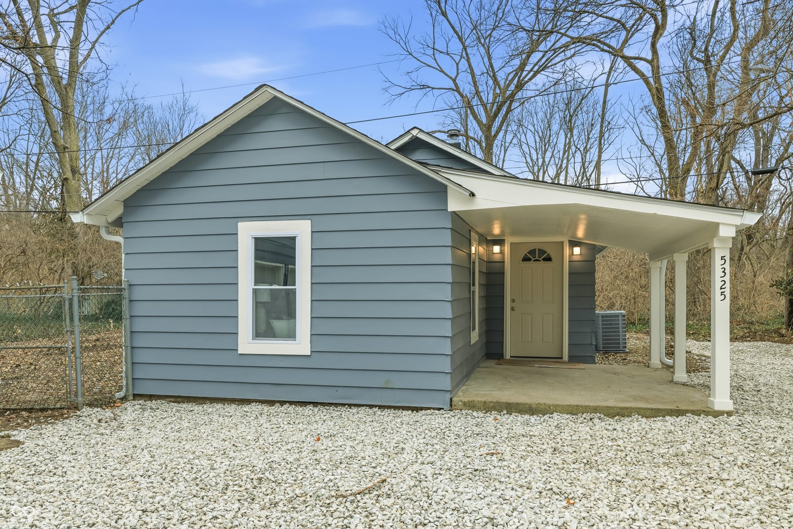 Front exterior at 5325 Crown Street, Indianapolis, IN