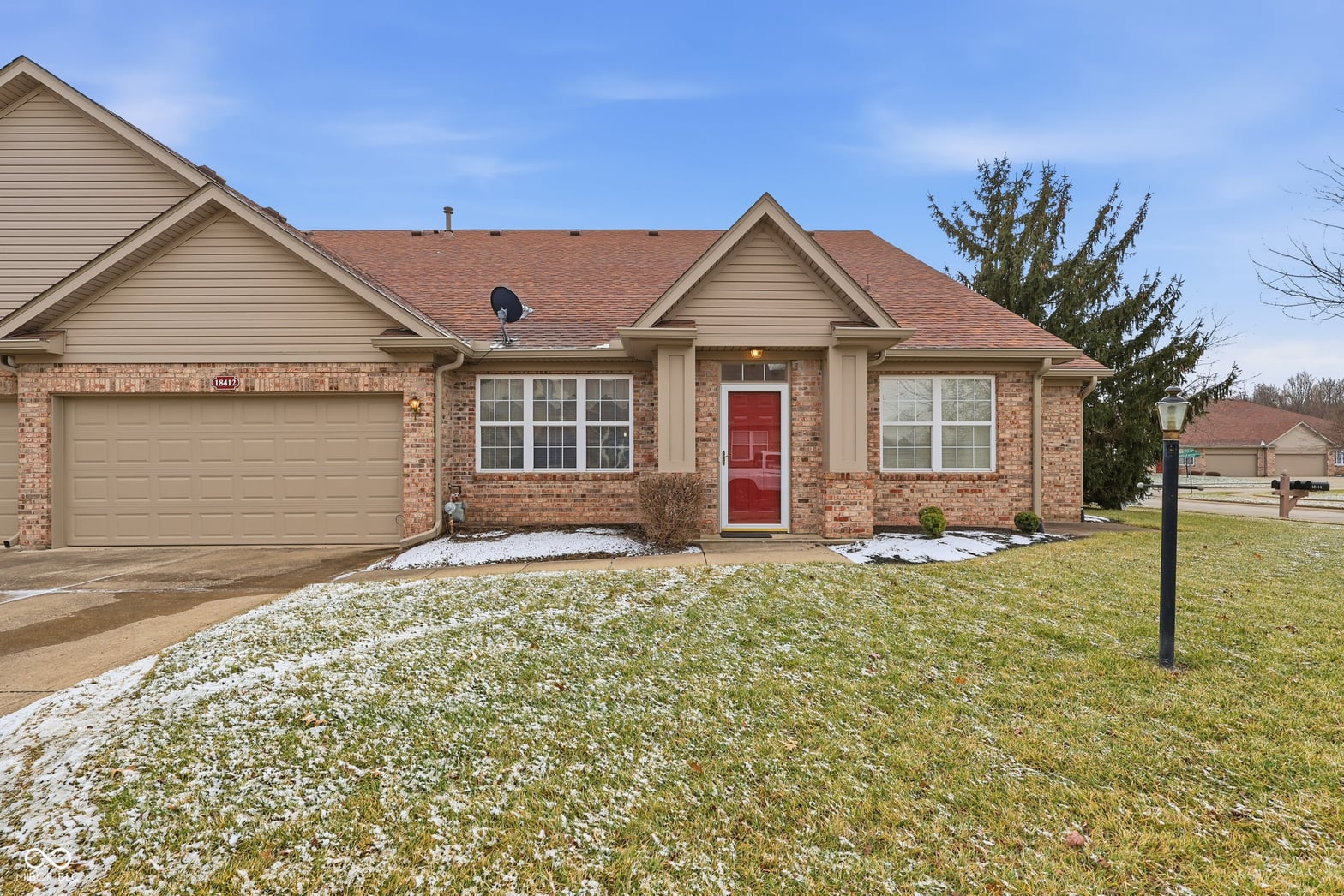 Front exterior at 18412 Piers End Drive, Noblesville, IN