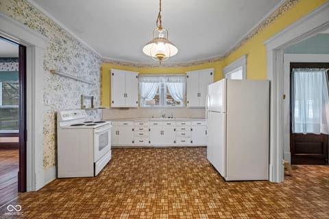 Kitchen at 614 N Illinois Street, Monticello, IN