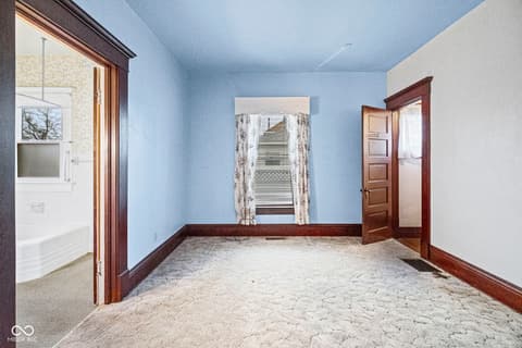 Primary bedroom at 614 N Illinois Street, Monticello, IN