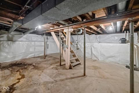 Basement at 614 N Illinois Street, Monticello, IN