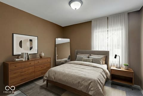 Bedroom at 2435 S D Street, Elwood, IN