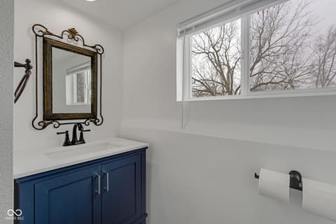 Bathroom at 2435 S D Street, Elwood, IN