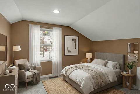Bedroom at 2435 S D Street, Elwood, IN
