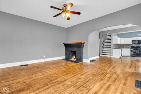 Living room at 3458 N Kenwood Avenue, Indianapolis, IN