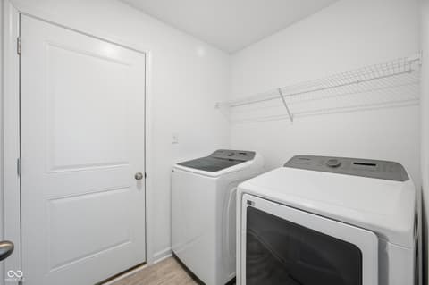 Laundry room at 296 Evening Bay Court, Pendleton, IN