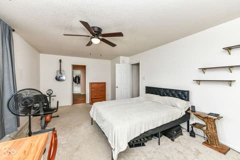 Primary bedroom at 19497 Tradewinds Drive, Noblesville, IN
