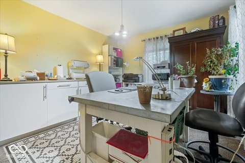 Home office at 7533 Castleton Farms North Drive, Indianapolis, IN