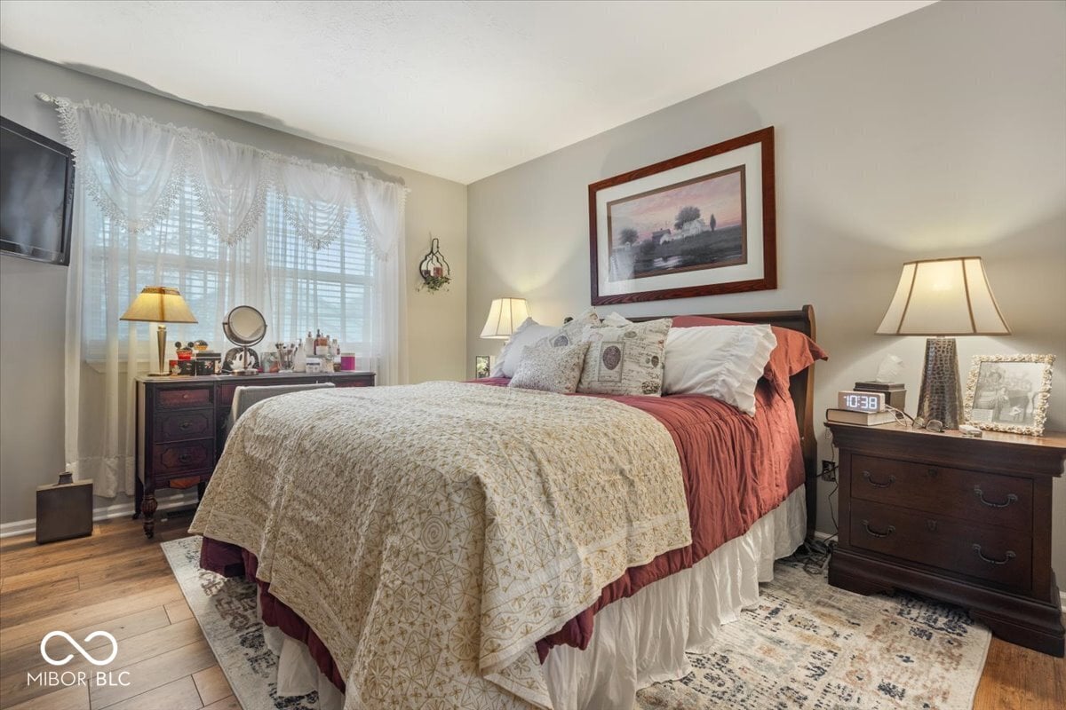 Primary bedroom at 7533 Castleton Farms North Drive, Indianapolis, IN