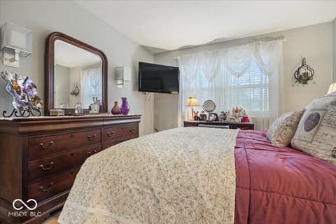 Primary bedroom at 7533 Castleton Farms North Drive, Indianapolis, IN