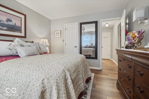 Primary bedroom at 7533 Castleton Farms North Drive, Indianapolis, IN
