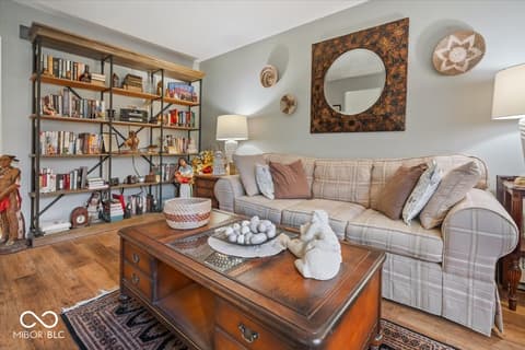Living room at 7533 Castleton Farms North Drive, Indianapolis, IN