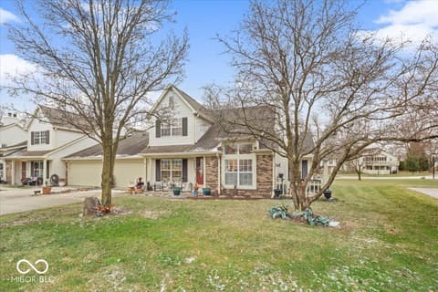Front exterior at 7533 Castleton Farms North Drive, Indianapolis, IN