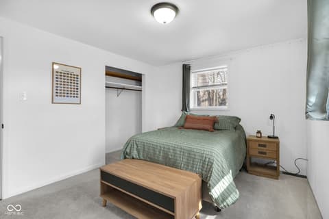 Bedroom at 5220 Sunny Meade Lane, Indianapolis, IN
