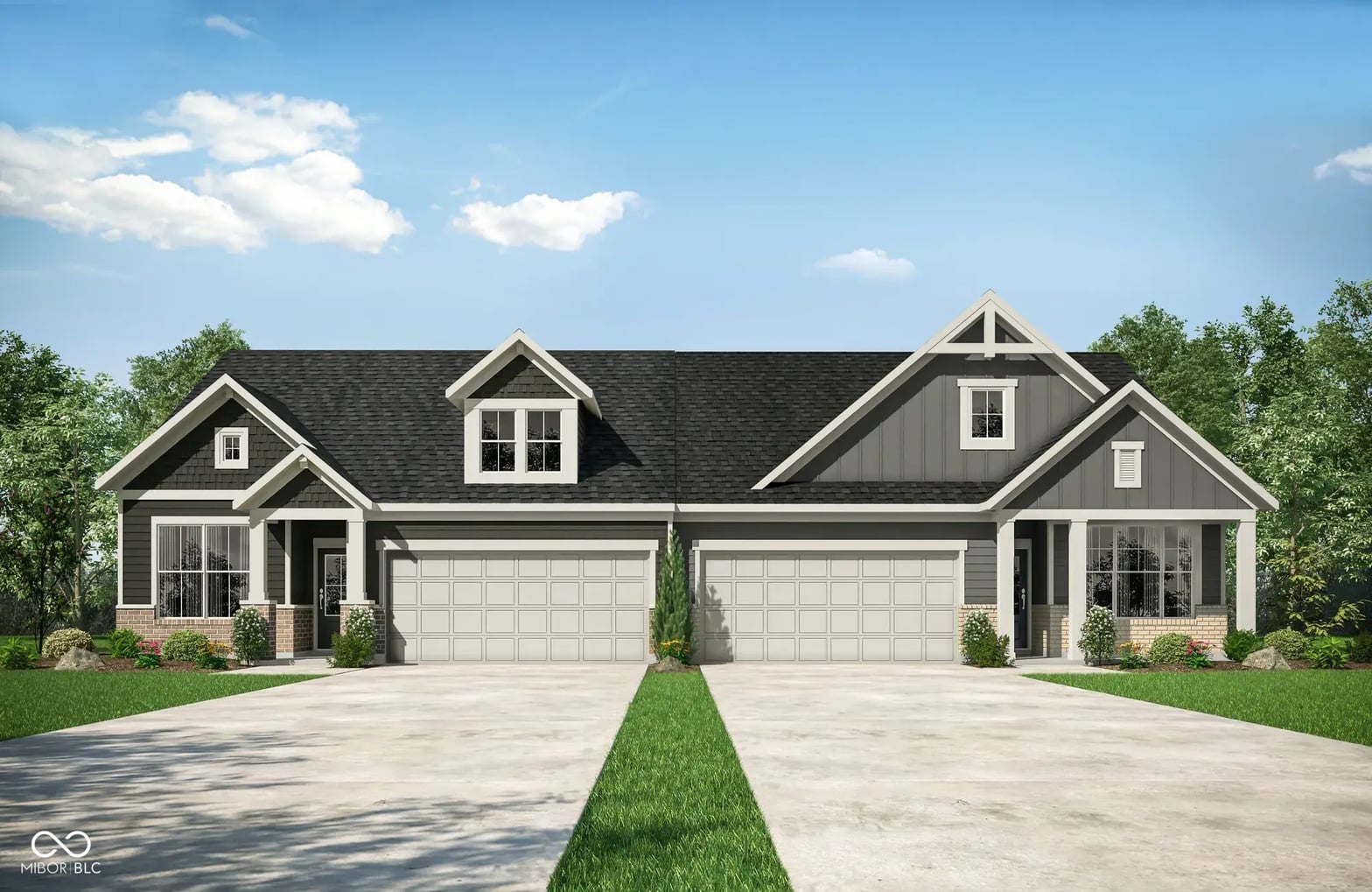 Front exterior at 3878 Willow Branch Way, Westfield, IN