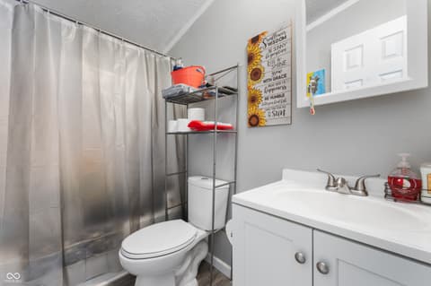 Bathroom at 7825 S Tennessee Street, Daleville, IN
