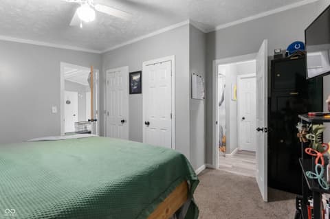 Bedroom at 7825 S Tennessee Street, Daleville, IN