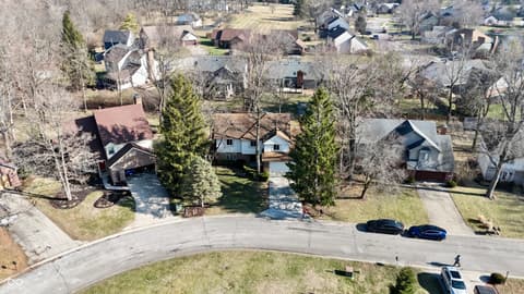Aerial view at 8333 Tequista Circle, Indianapolis, IN