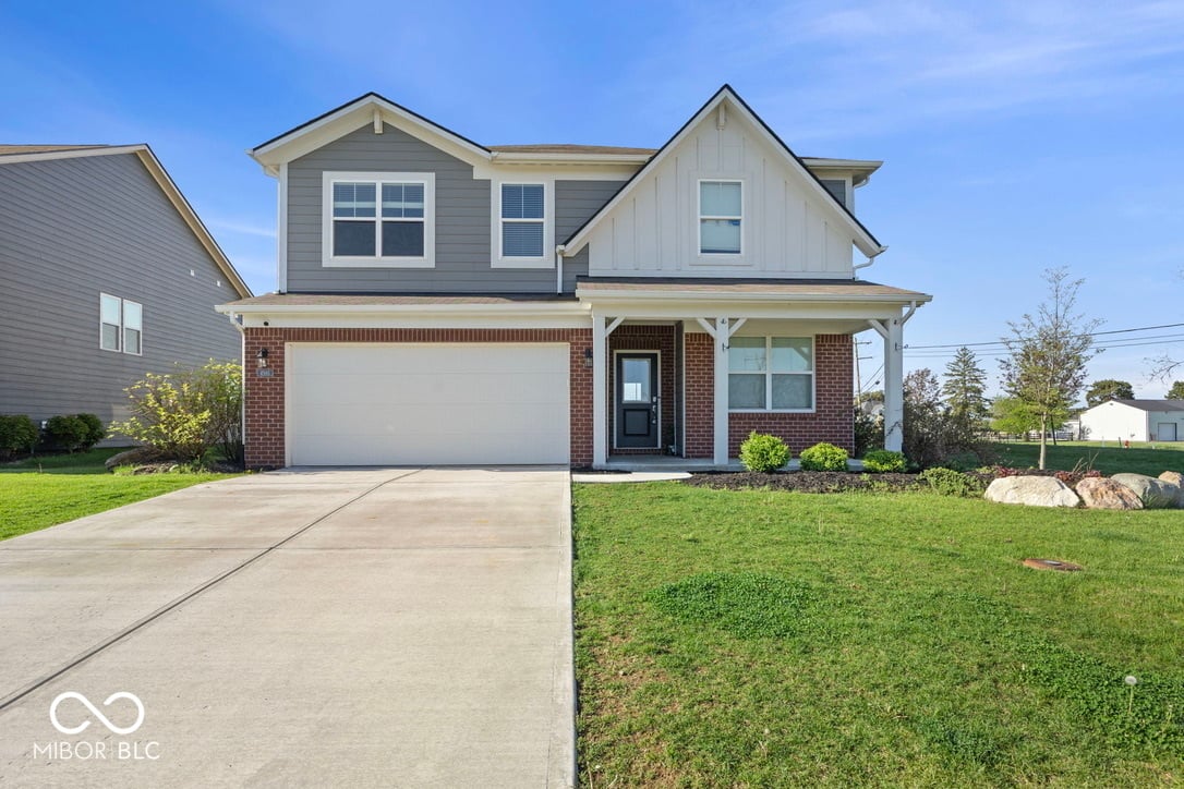 Front exterior at 4985 W Burrel Lane, New Palestine, IN