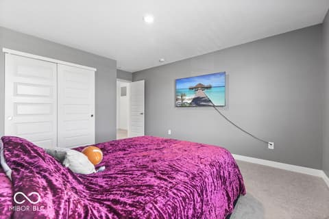 Bedroom at 4985 W Burrel Lane, New Palestine, IN