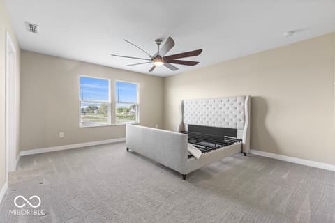 Bedroom at 4985 W Burrel Lane, New Palestine, IN