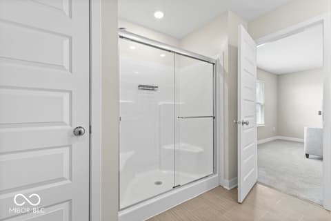 Bathroom at 4985 W Burrel Lane, New Palestine, IN