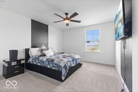 Bedroom at 4985 W Burrel Lane, New Palestine, IN