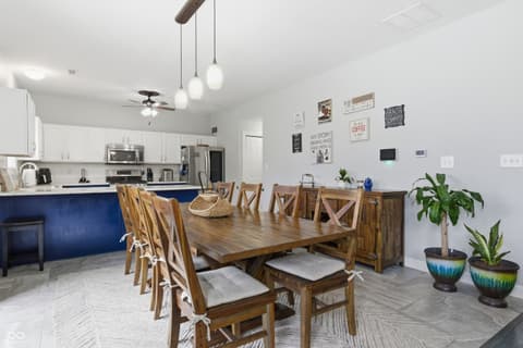 Dining room at 7517 Wildcat Run Lane, Indianapolis, IN