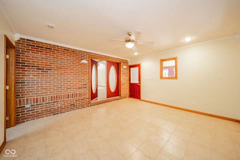 Family room at 2405 N Wicklow Drive, Muncie, IN