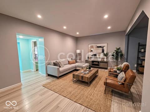 Living room at 1218 E Edwards Avenue, Indianapolis, IN