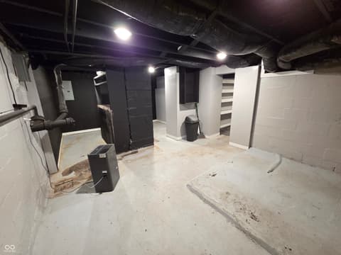 Basement at 1218 E Edwards Avenue, Indianapolis, IN