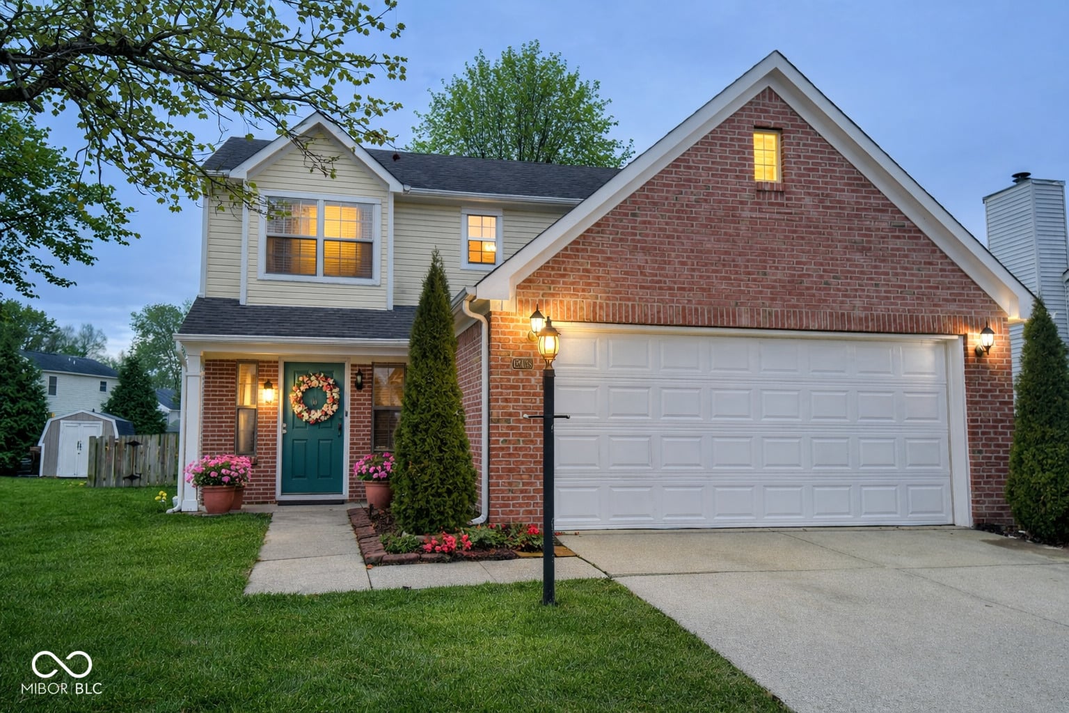 Front exterior at 12438 Trumbull Court, Fishers, IN