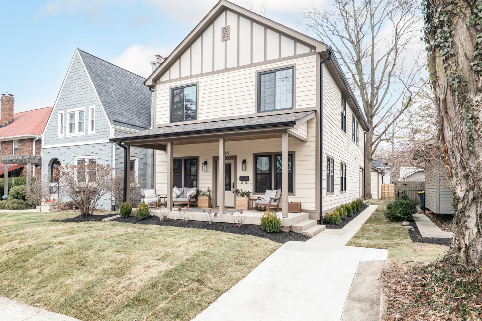 Front exterior at 5259 Broadway Street, Indianapolis, IN