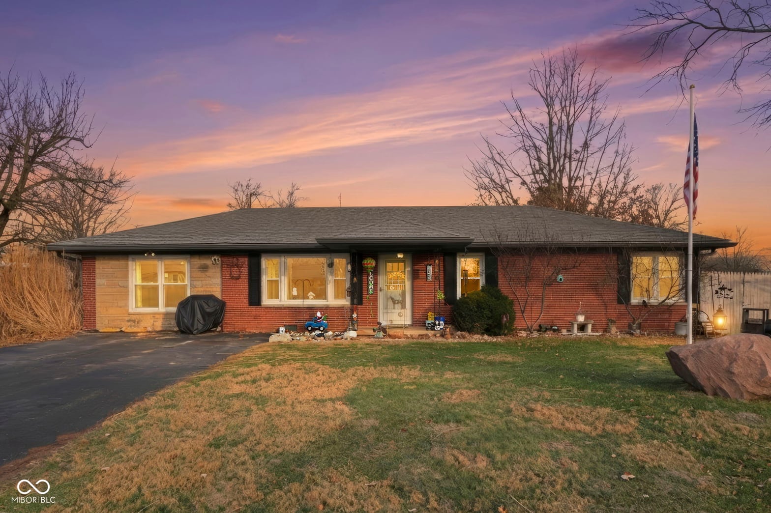 Front exterior at 60 Terrace Drive, Monrovia, IN