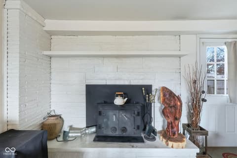 Fireplace — 60 Terrace Drive, Monrovia, IN