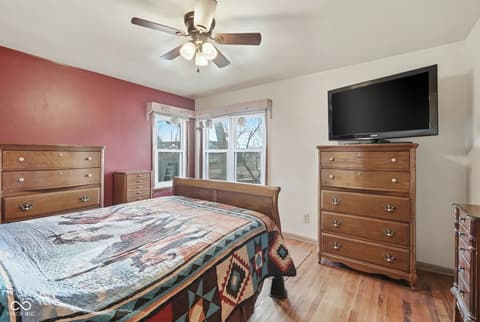 Primary bedroom at 60 Terrace Drive, Monrovia, IN