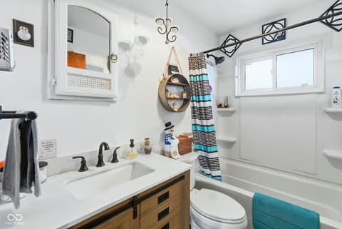 Bathroom at 60 Terrace Drive, Monrovia, IN