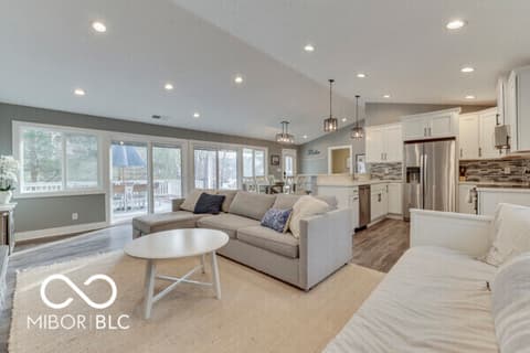 Living room at 8279 Aspen Drive, Nineveh, IN