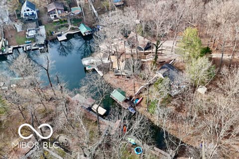 Aerial view at 8279 Aspen Drive, Nineveh, IN