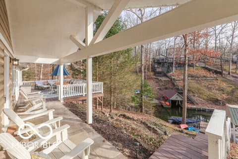 Yard at 8279 Aspen Drive, Nineveh, IN