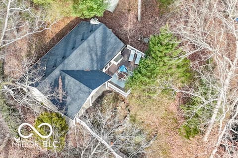 Aerial view at 8279 Aspen Drive, Nineveh, IN