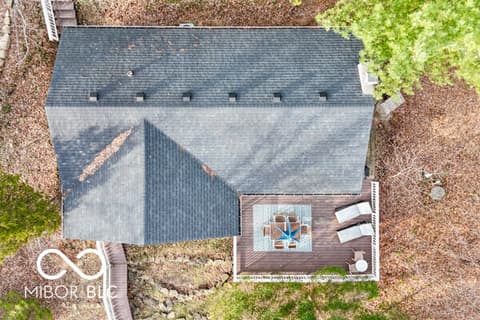 Aerial view at 8279 Aspen Drive, Nineveh, IN
