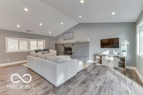Living room at 8279 Aspen Drive, Nineveh, IN