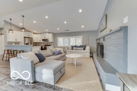 Living room at 8279 Aspen Drive, Nineveh, IN