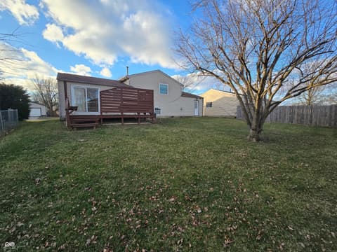 Backyard at 921 Waring Drive E, Indianapolis, IN