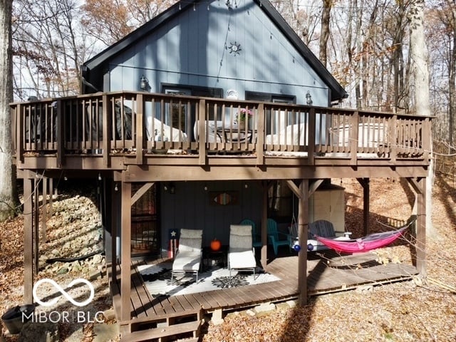 Backyard at 6427 Buffalo Drive, Nineveh, IN